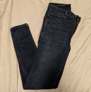 Madewell 10" high rise skinny jeans